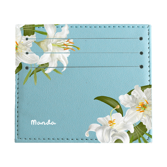 6 Slots Card Holder - May Lily of The Valley
