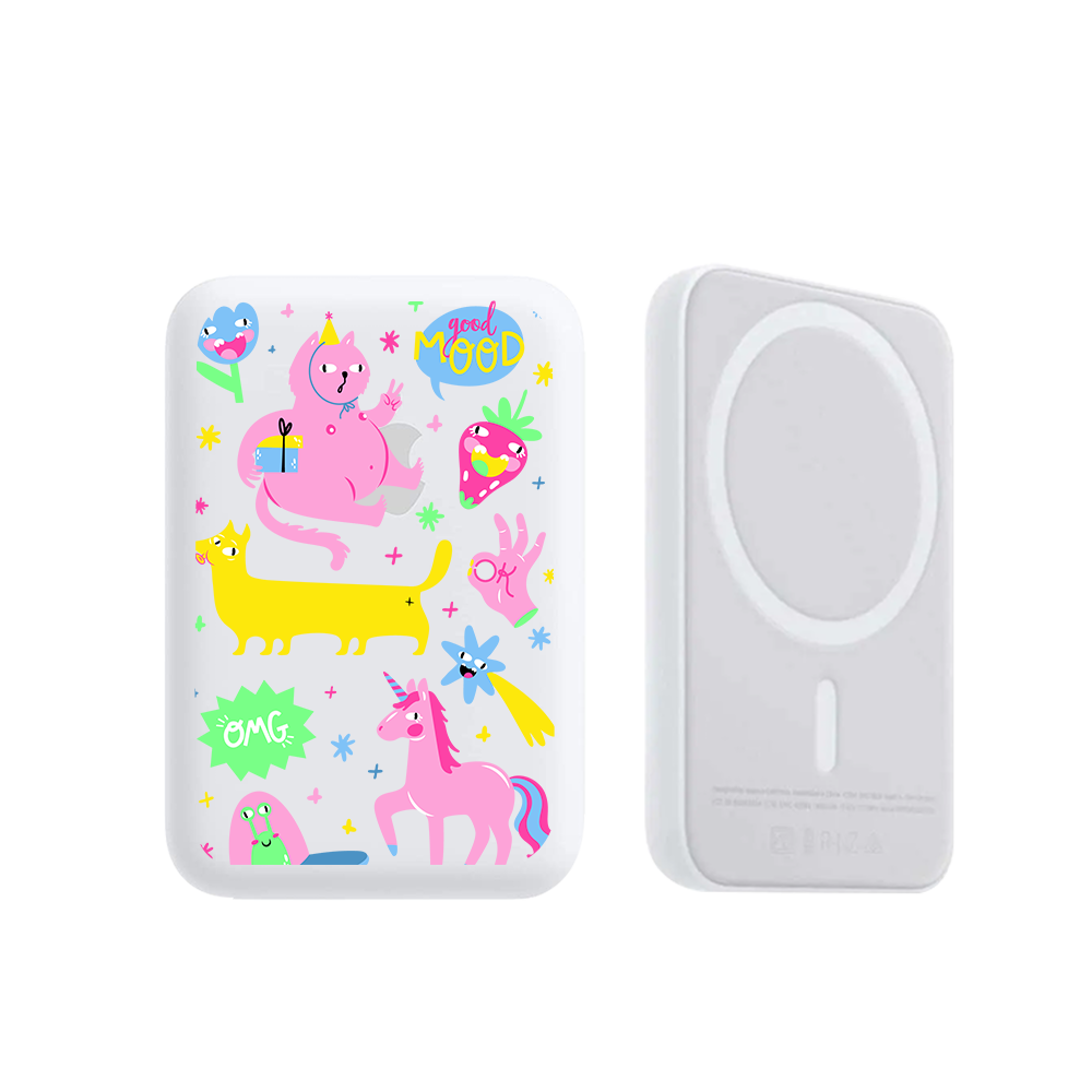 Magnetic Wireless Powerbank - Monster Say Good Mood