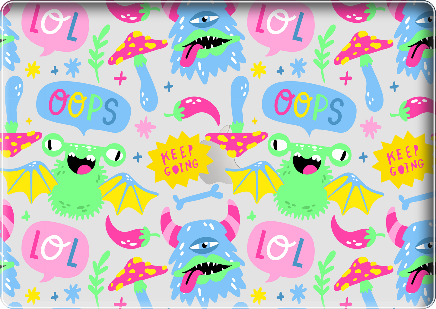 MacBook Snap Case - Monster Say Keep Going