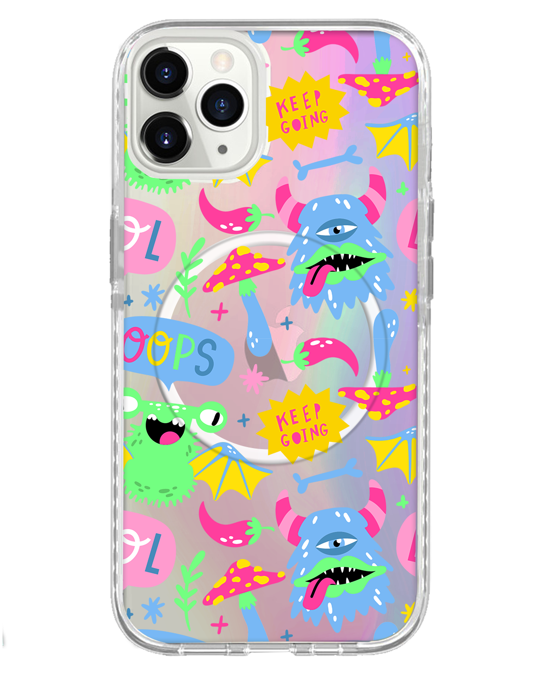 iPhone Rearguard Holo - Monster Say Keep Going