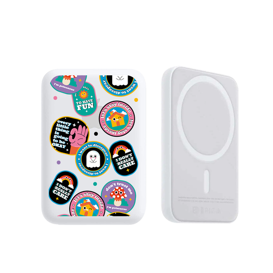 Magnetic Wireless Powerbank - Monster Sticker Pack