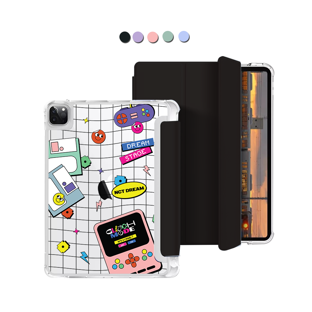 iPad Macaron Flip Cover - NCT Glitch Mode