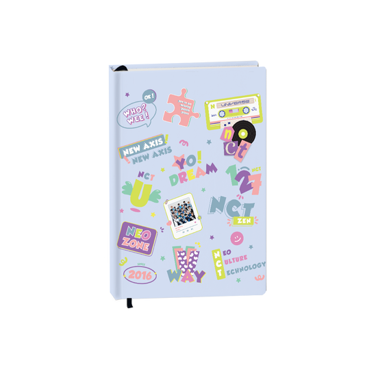 Hardcover Bookpaper Journal - NCT Sticker (with Elastic Band & Bookmark)