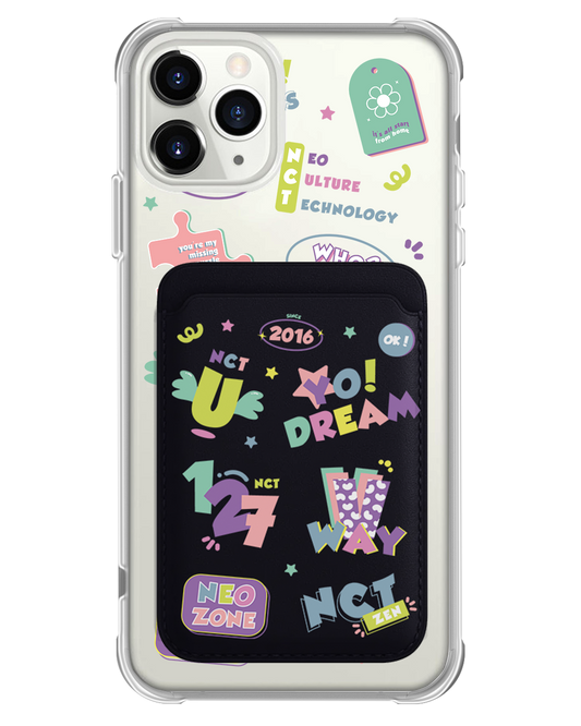 iPhone Magnetic Wallet Case - NCT Sticker Pack