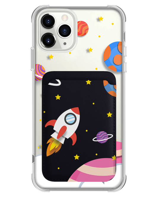 iPhone Magnetic Wallet Case - Neverland