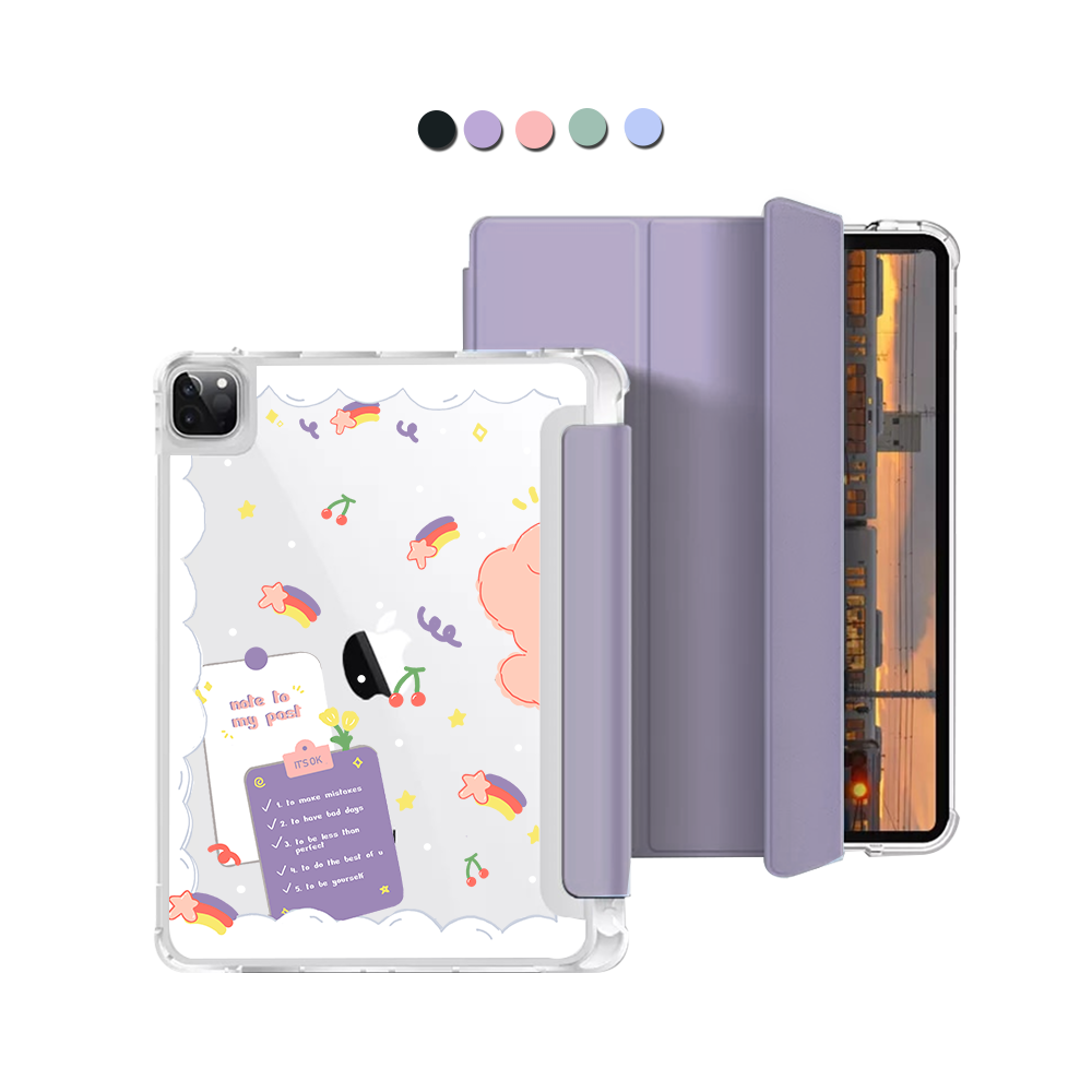 iPad Macaron Flip Cover - Note to My Past