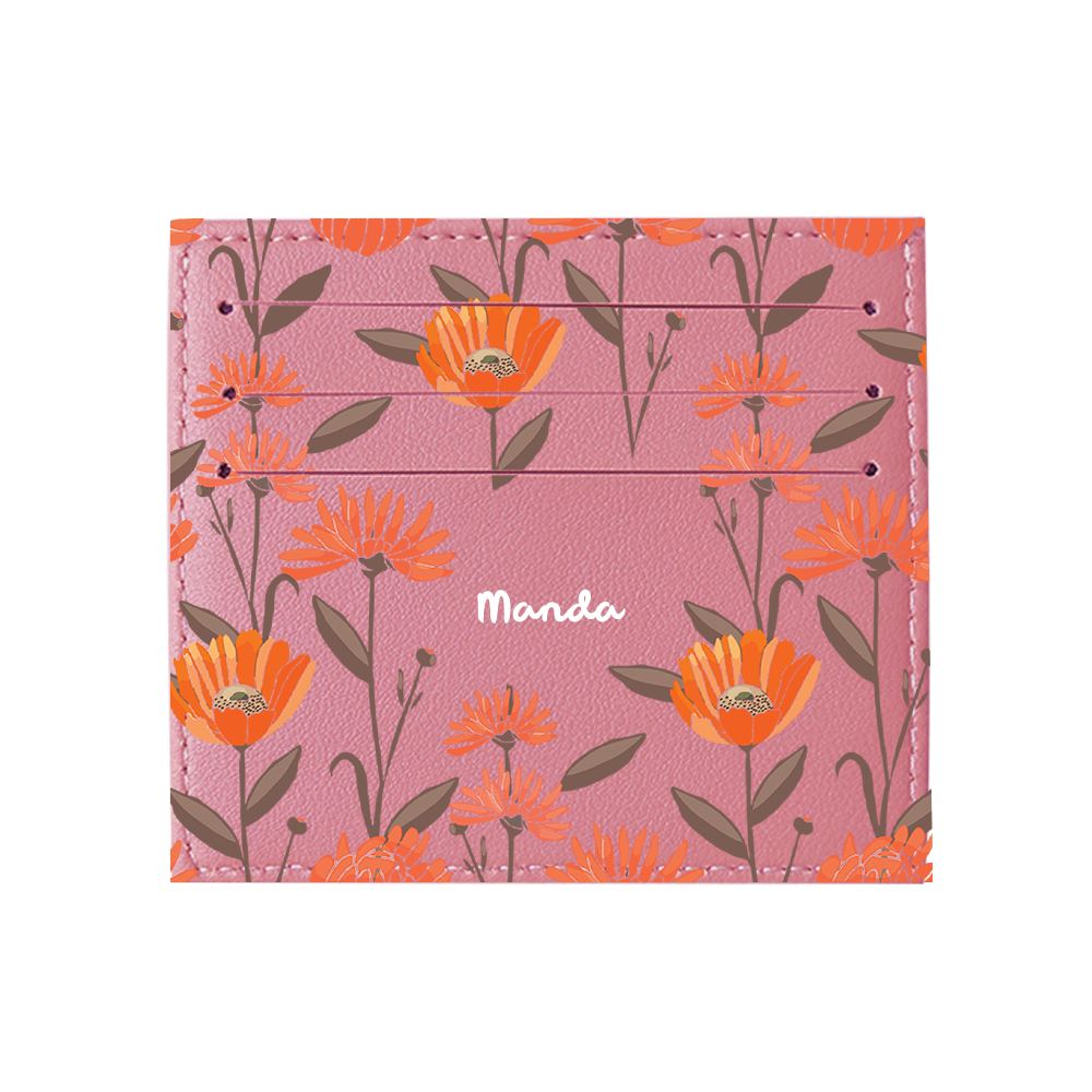 6 Slots Card Holder - November marigold