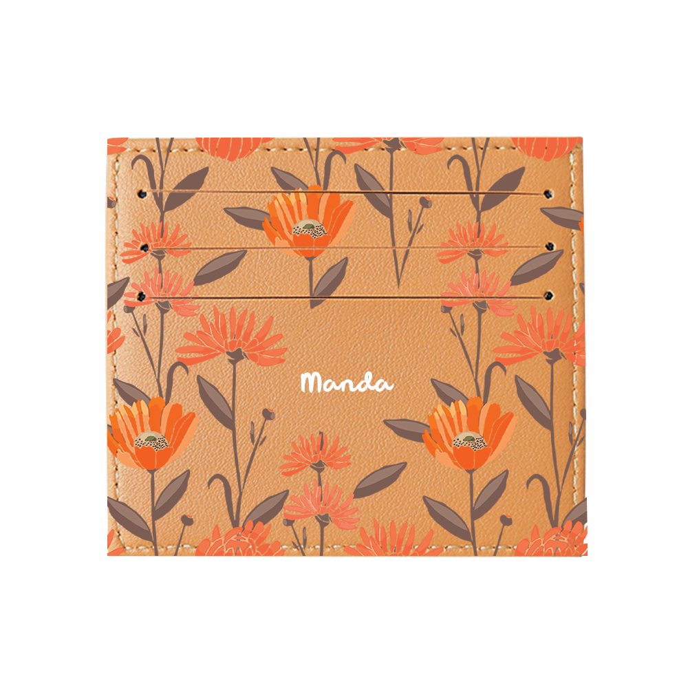 6 Slots Card Holder - November marigold