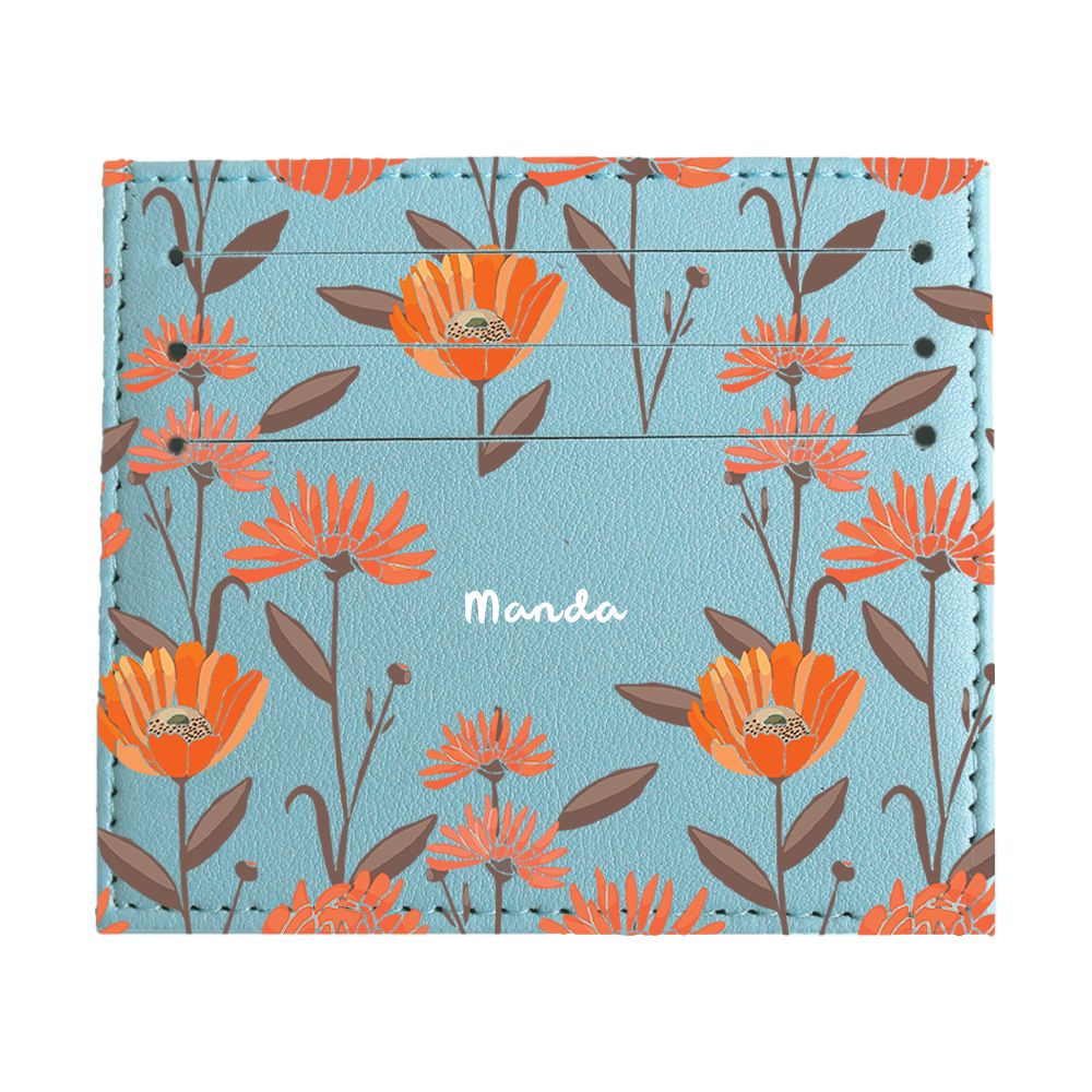6 Slots Card Holder - November marigold