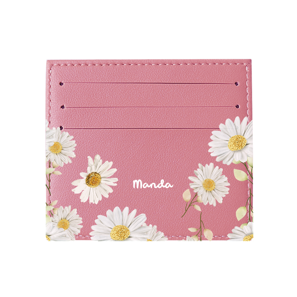 6 Slots Card Holder - October Chrysanthemum