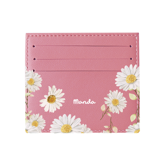 6 Slots Card Holder - October Chrysanthemum