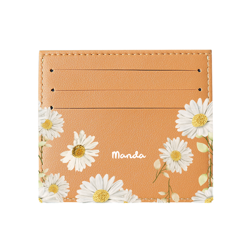 6 Slots Card Holder - October Chrysanthemum