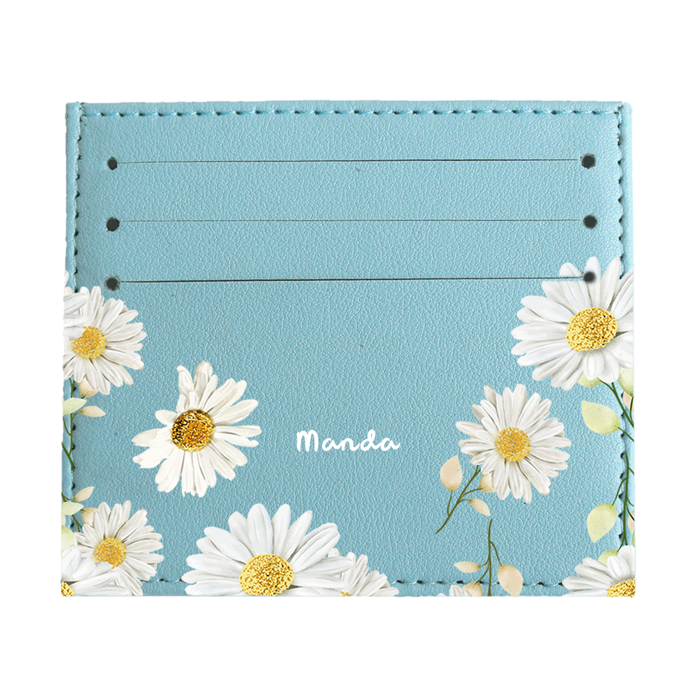 6 Slots Card Holder - October Chrysanthemum
