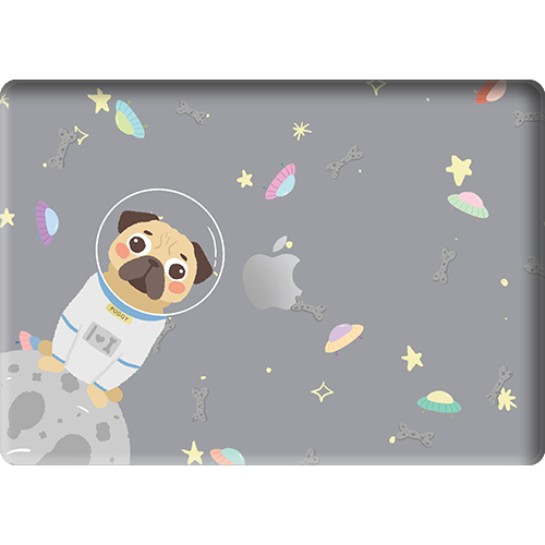 MacBook Snap Case - Pugstronaut