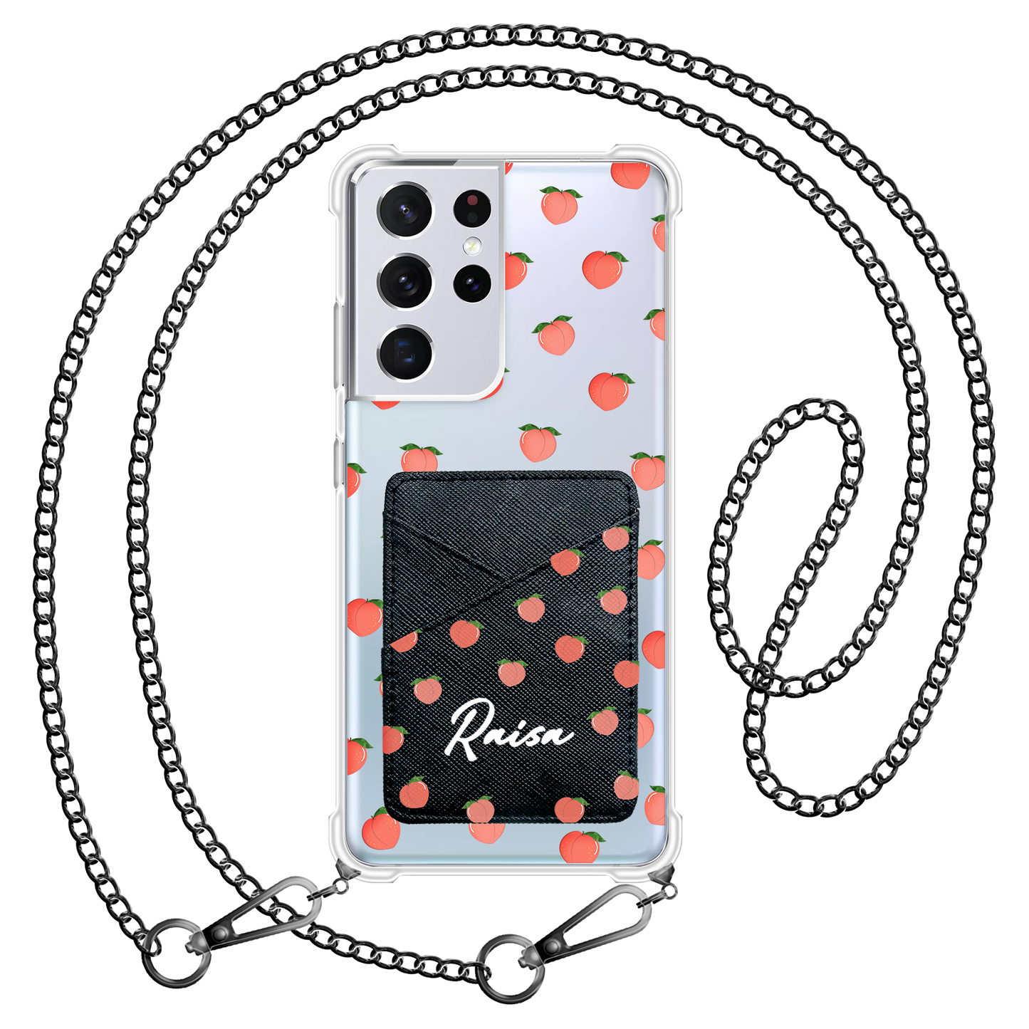 Android Phone Wallet Case - Peach