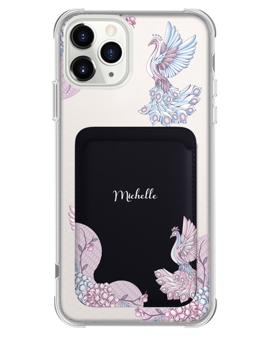 iPhone Magnetic Wallet Case - Peacock 1.0