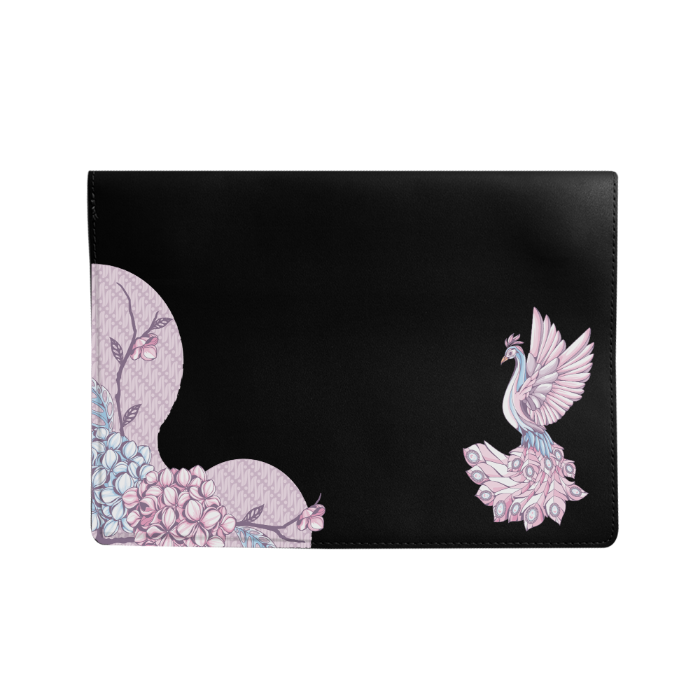 Vegan Leather Sleeve - Peacock