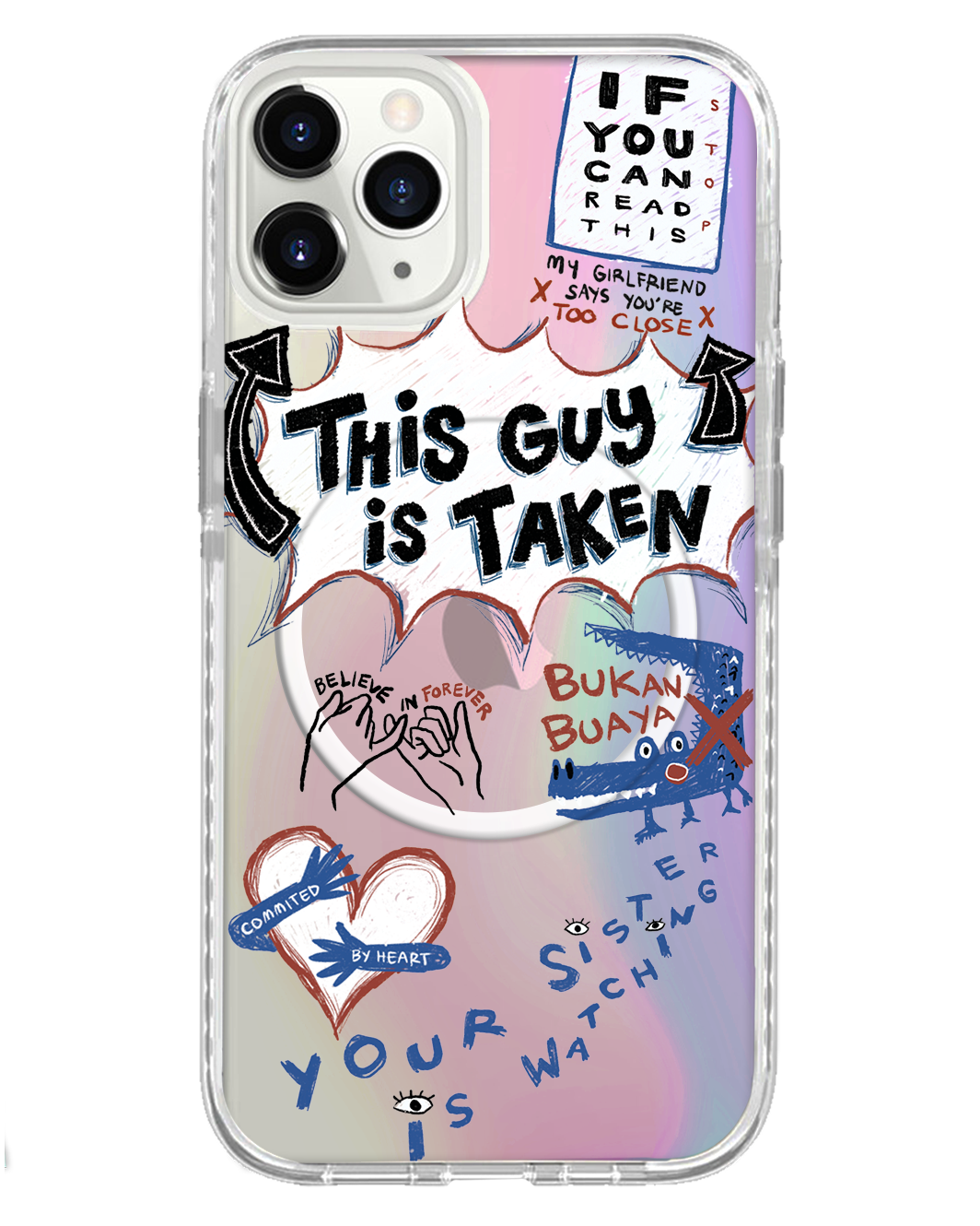 iPhone Rearguard Holo - Pelakor Proof Case (For Him)