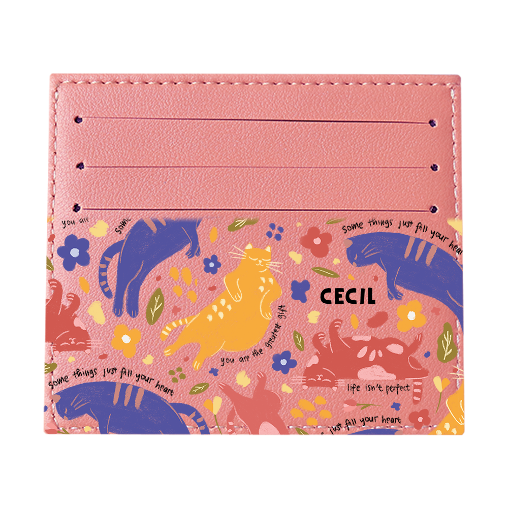 6 Slots Card Holder - Pet Lovers