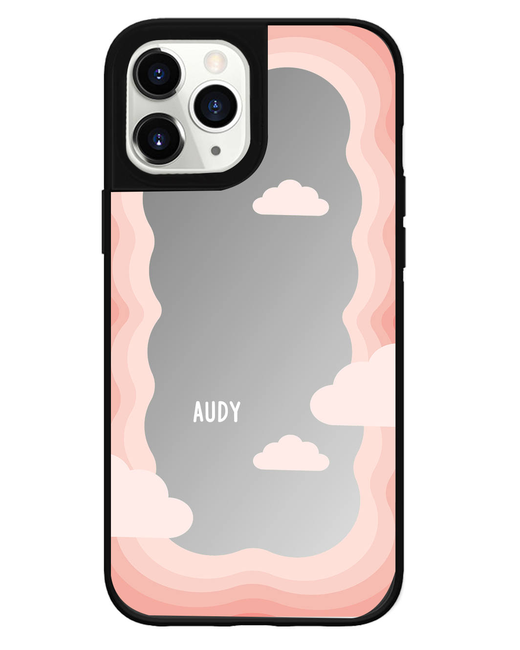iPhone Mirror Grip - Pink Frame