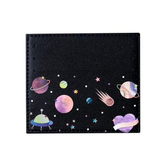 6 Slots Card Holder - Pink Planet