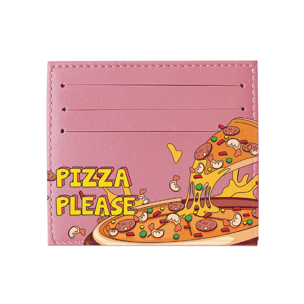 6 Slots Card Holder - Pizza Please