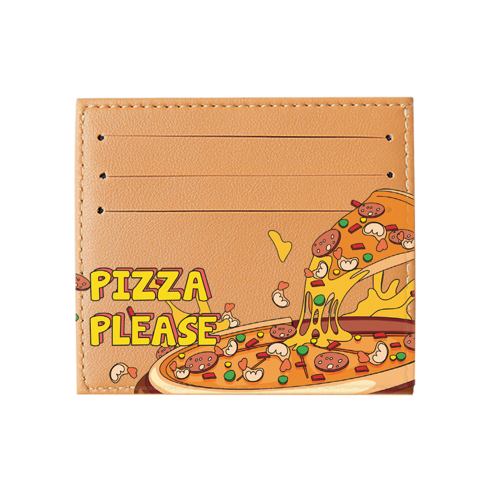 6 Slots Card Holder - Pizza Please