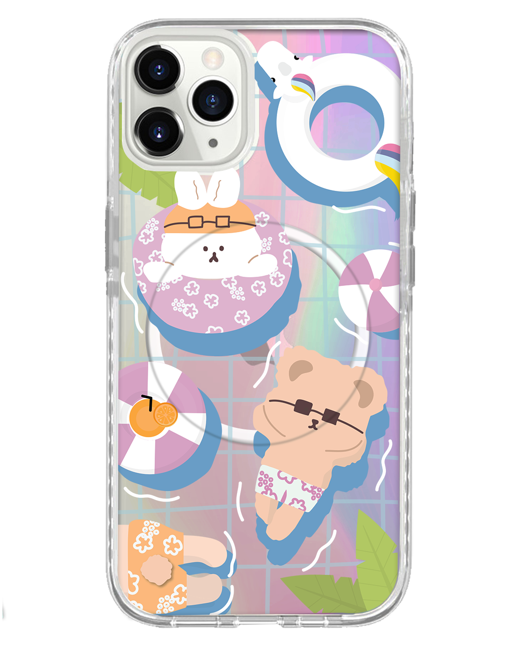 iPhone Rearguard Holo - Pool Party Pink