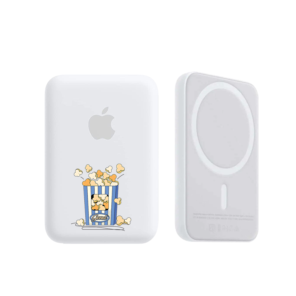 Magnetic Wireless Powerbank - Pop Corn