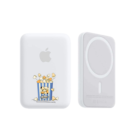 Magnetic Wireless Powerbank - Pop Corn