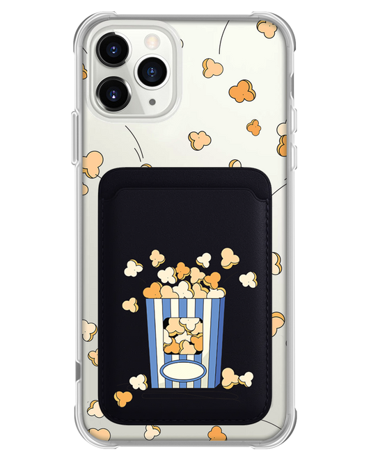 iPhone Magnetic Wallet Case - Pop Corn