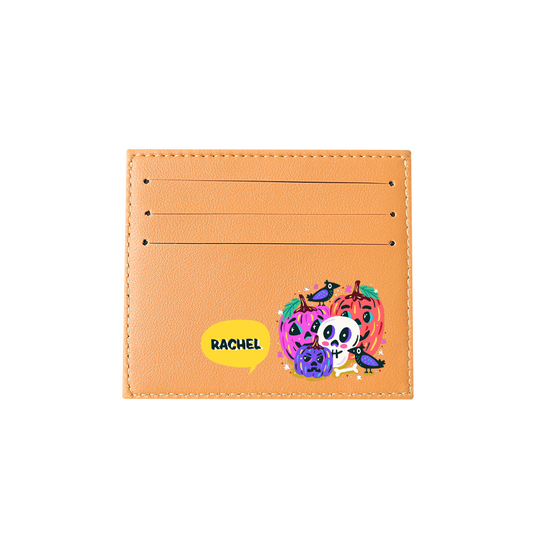 6 Slots Card Holder - Pumpkins Monster