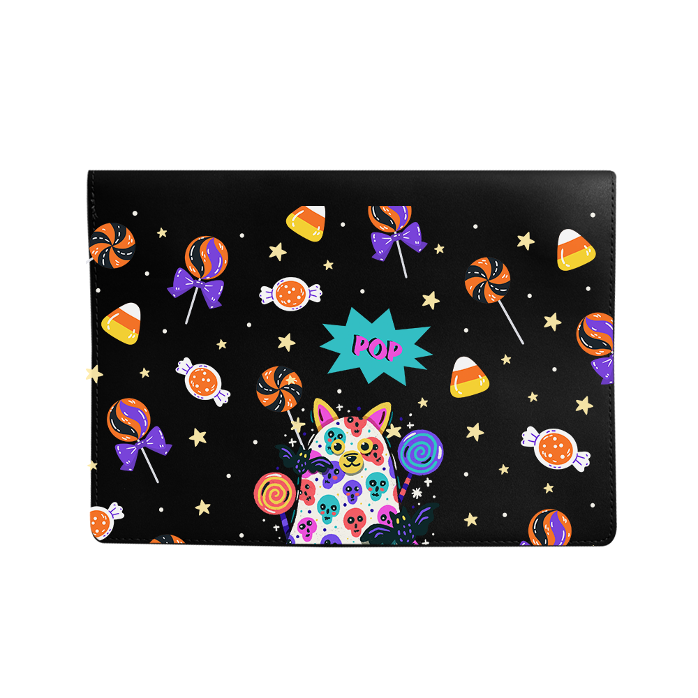 Vegan Leather Sleeve - Puppy Monster