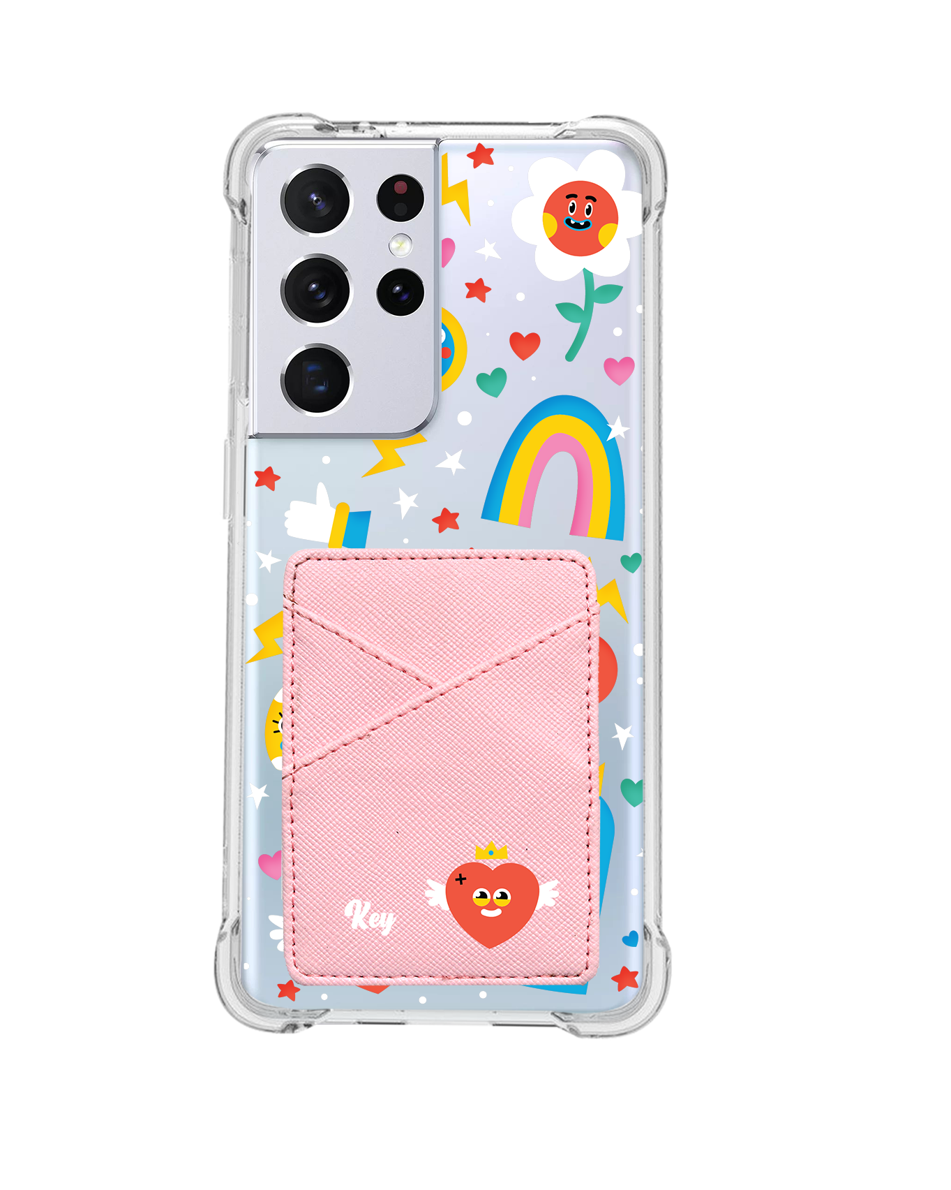 Android Phone Wallet Case - Red Club