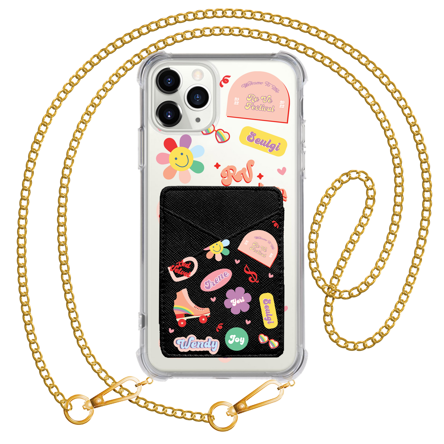 iPhone Phone Wallet Case - Red Velvet Sticker Pack