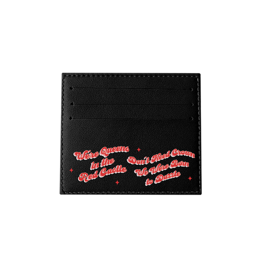 6 Slots Card Holder - Red Velvet Luv