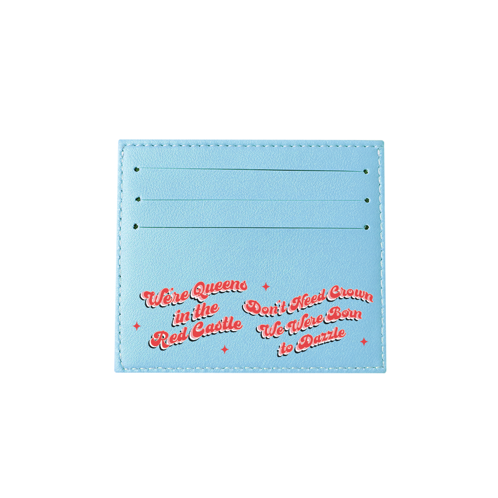 6 Slots Card Holder - Red Velvet Luv