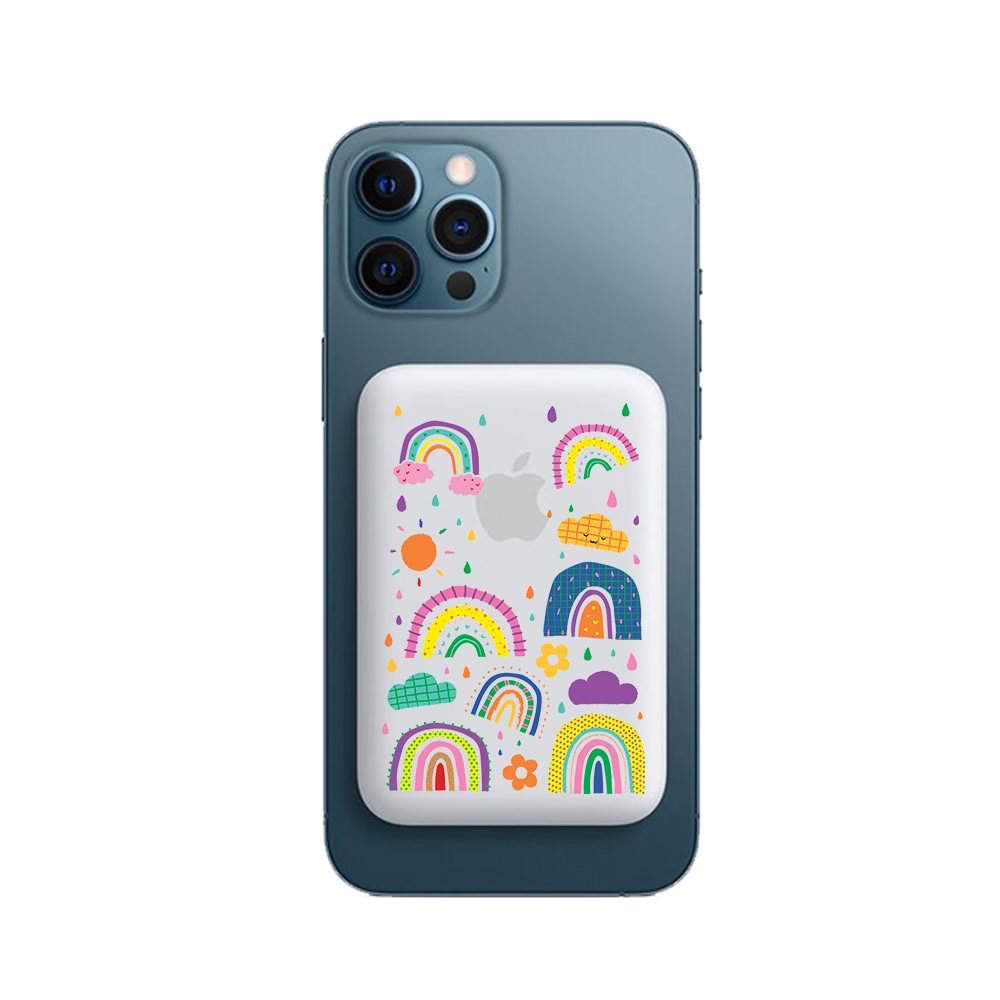 Magnetic Wireless Powerbank - Rainbow