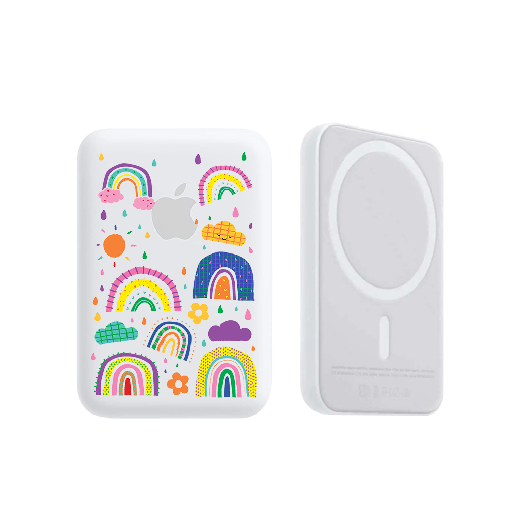 Magnetic Wireless Powerbank - Rainbow