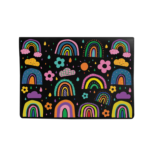 Vegan Leather Sleeve - Rainbow