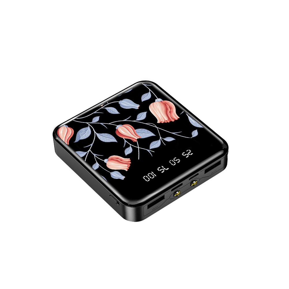 Mini Mighty Powerbank 12,000 mAh - Red Tulips