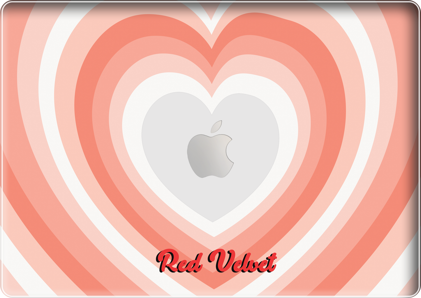 Macbook Snap Case - Red Velvet Luv