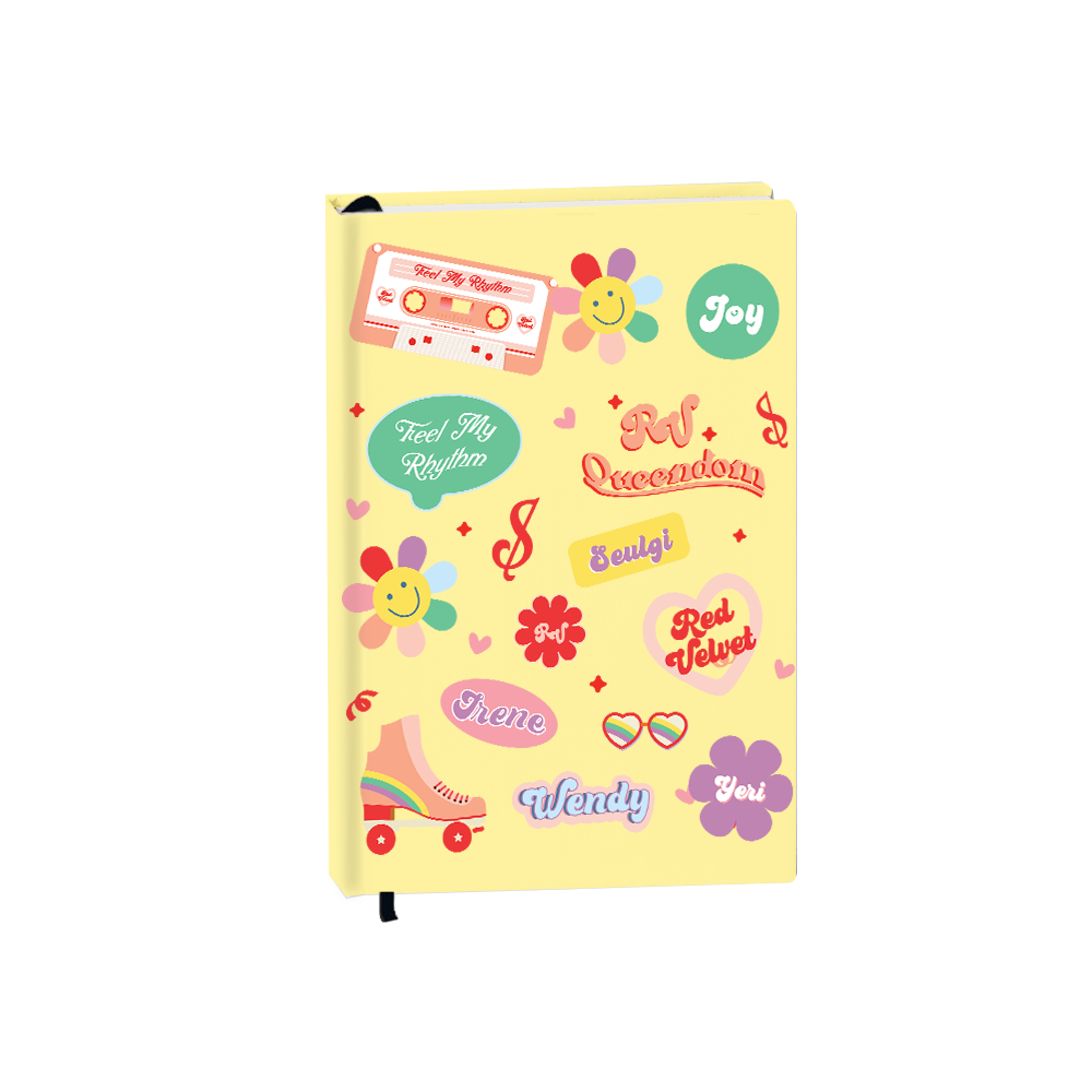 Hardcover Bookpaper Journal - Red Velvet (with Elastic Band & Bookmark)