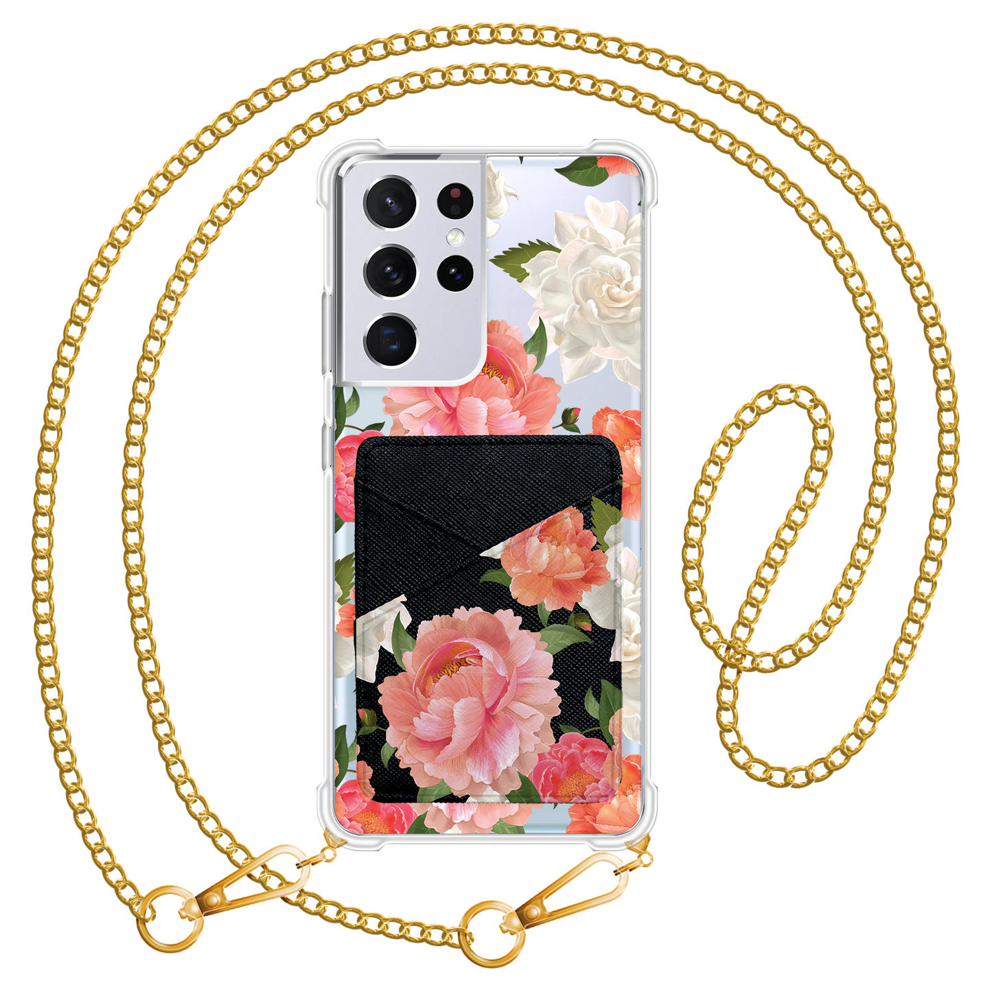 Android Phone Wallet Case - August Peony