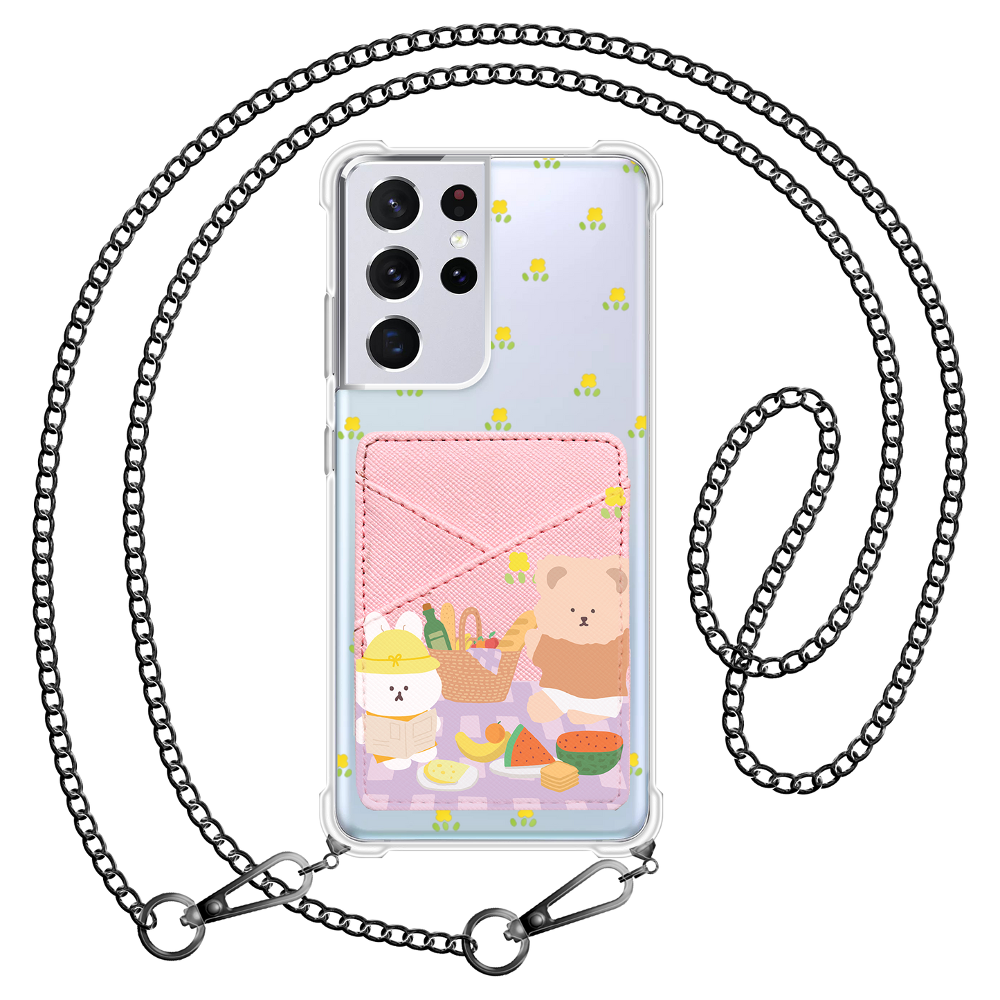 Android Phone Wallet Case - Picnic Bear 2.0