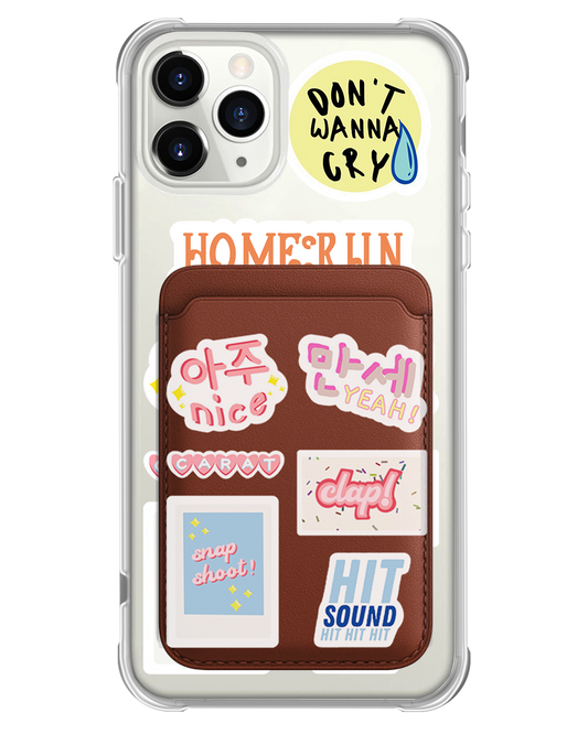 iPhone Magnetic Wallet Case - Seventeen Sticker Pack