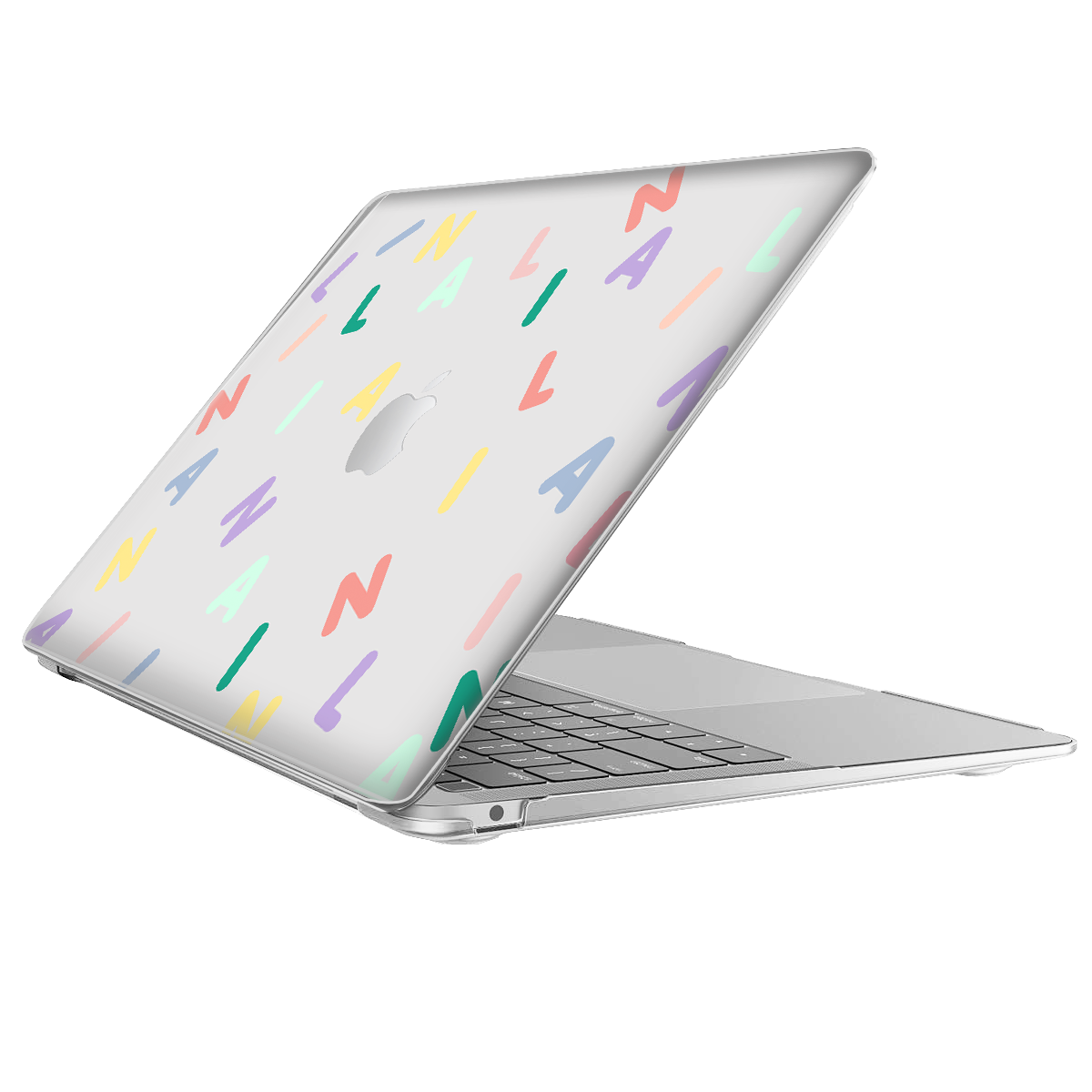 Macbook Snap Case - CUSTOM MONOGRAM 2.0 Rainbow