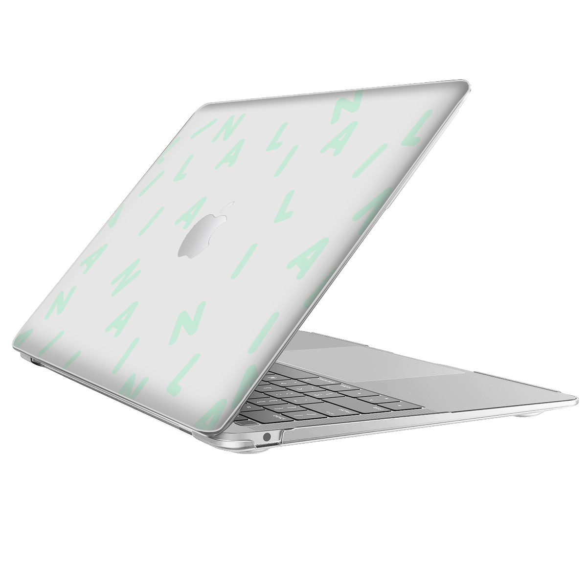 Macbook Snap Case - CUSTOM MONOGRAM 2.0 Tosca