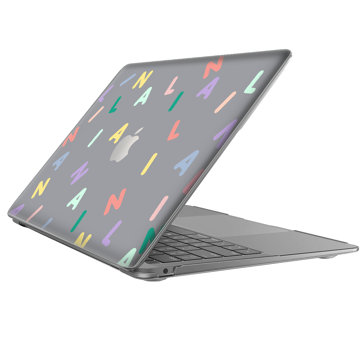 Macbook Snap Case - CUSTOM MONOGRAM 2.0 Rainbow