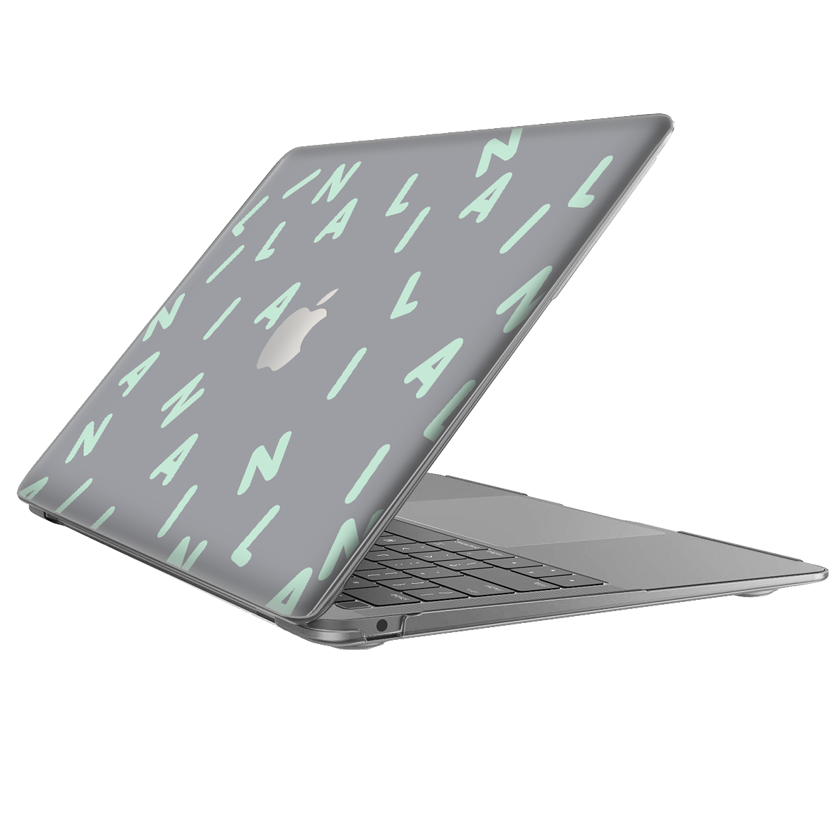 Macbook Snap Case - CUSTOM MONOGRAM 2.0 Tosca